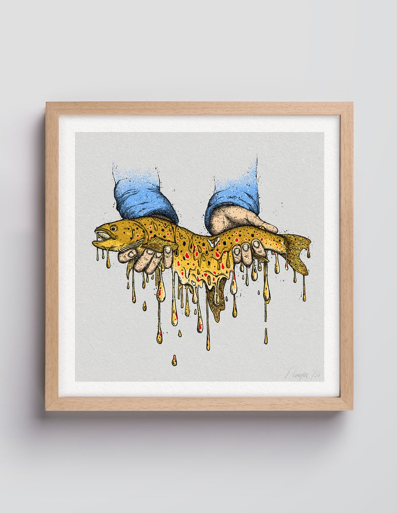 Image of Melting Trout – 30×30