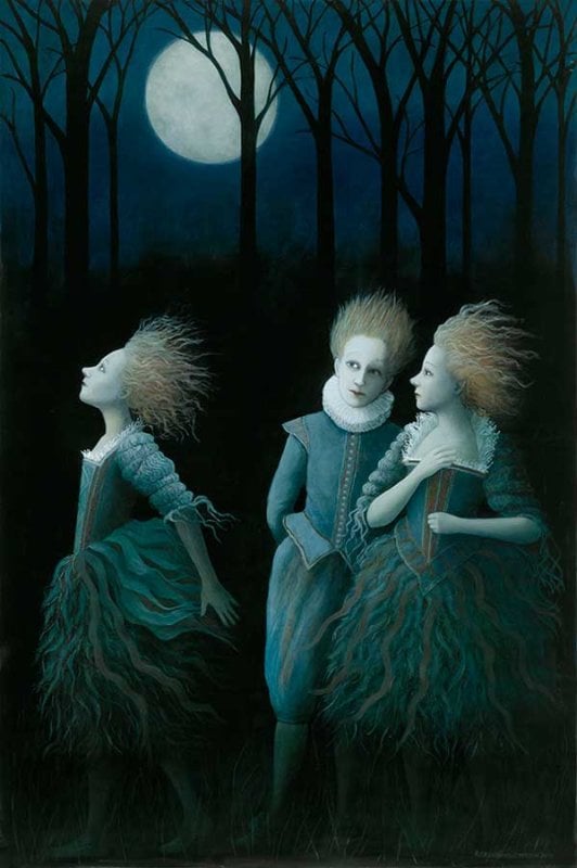Image of ROSALIND LYONS - LIMITED EDITION FINE ART PRINT - 'A MIDWINTER NIGHTS DREAM'