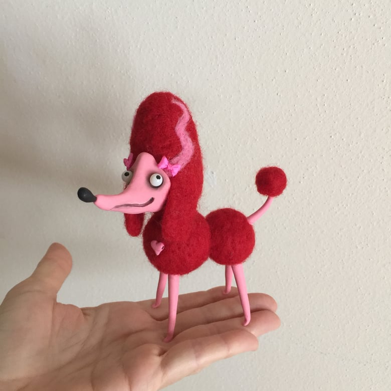 Image of Ruby The Valentine Poodle