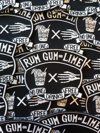 Image 2 of RUM GUM OR LIME 5" Daiquiri Biker Patch