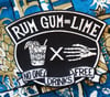 RUM GUM OR LIME 5" Daiquiri Biker Patch