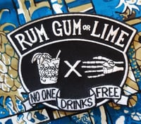 Image 1 of RUM GUM OR LIME 5" Daiquiri Biker Patch