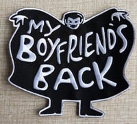 Image 3 of MY BOYFRIEND'S BACK 5" Embroidered Dracula Patch