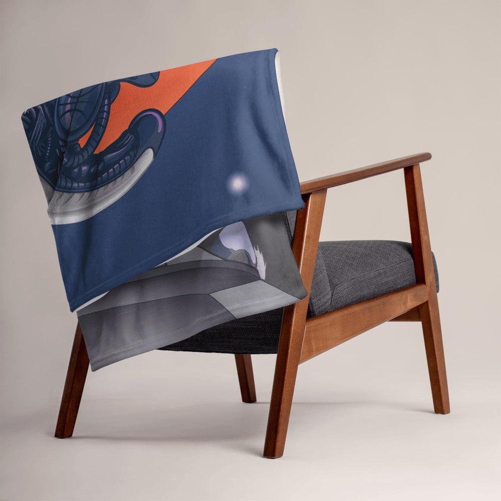 Image of Space Junk Throw Blanket