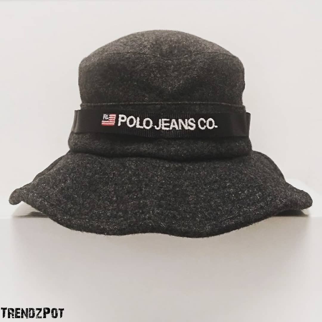 polo jean bucket hat