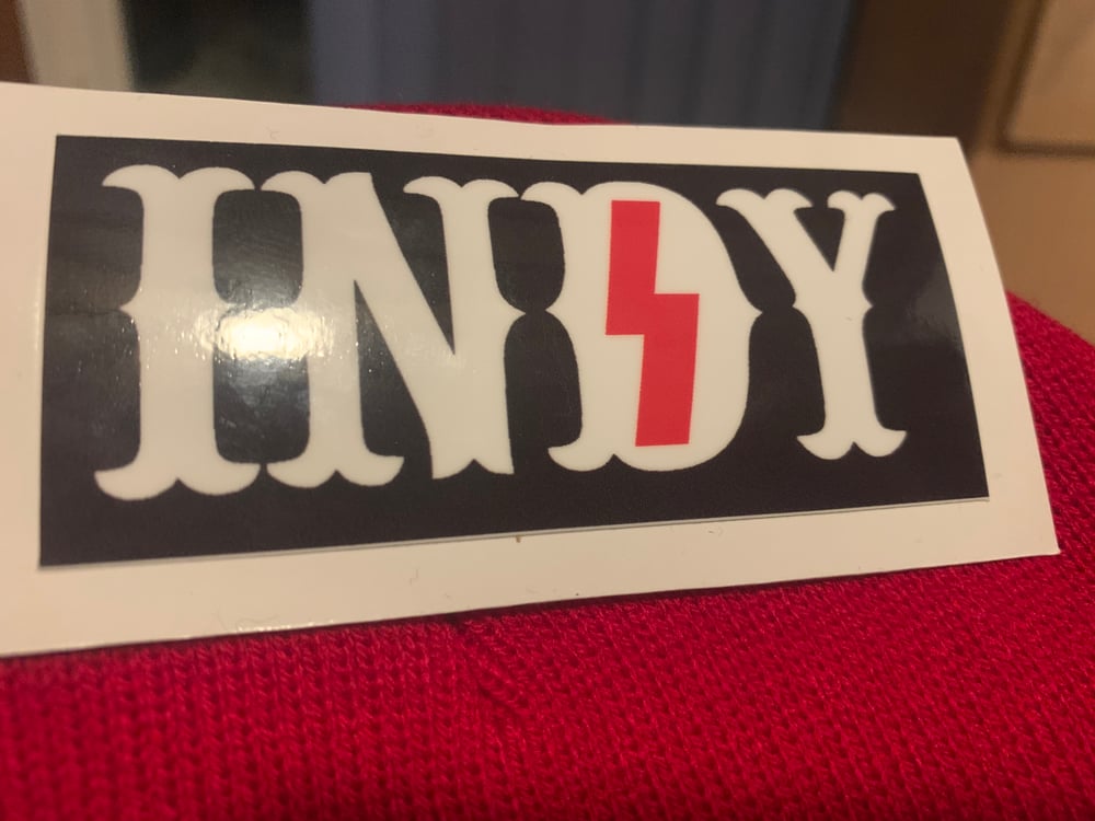 Image of INDY sticker 