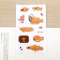Image 1 of Taiyaki Clear Sticker Sheet