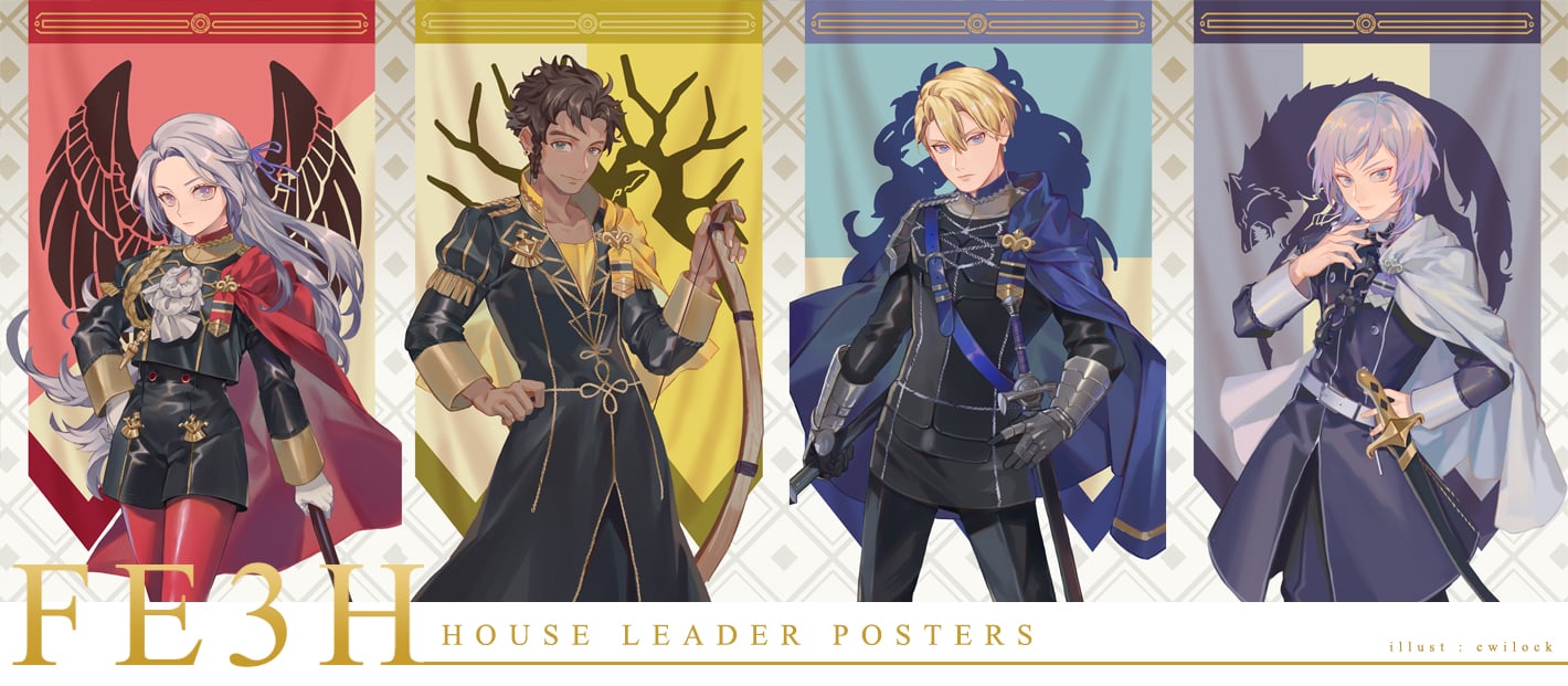 FE3H House Leader Posters | Cwilock