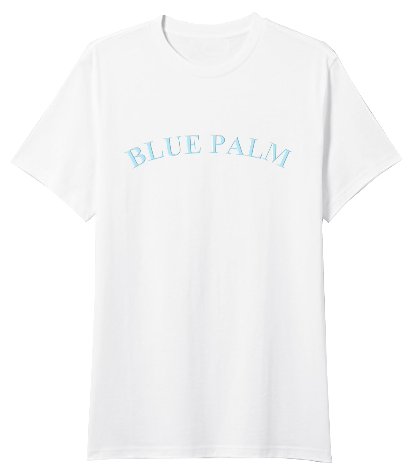 Blue Palm Tee 