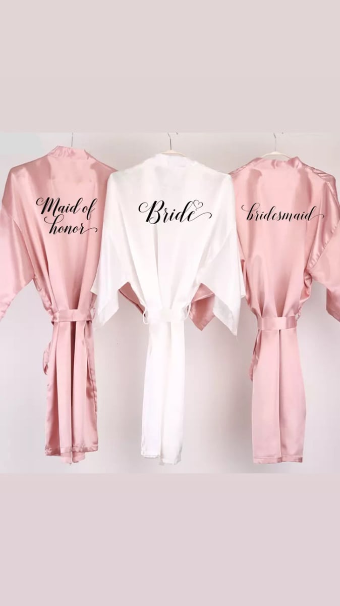 Mumma s Dusky Pink Wedding Robes Mumma Me