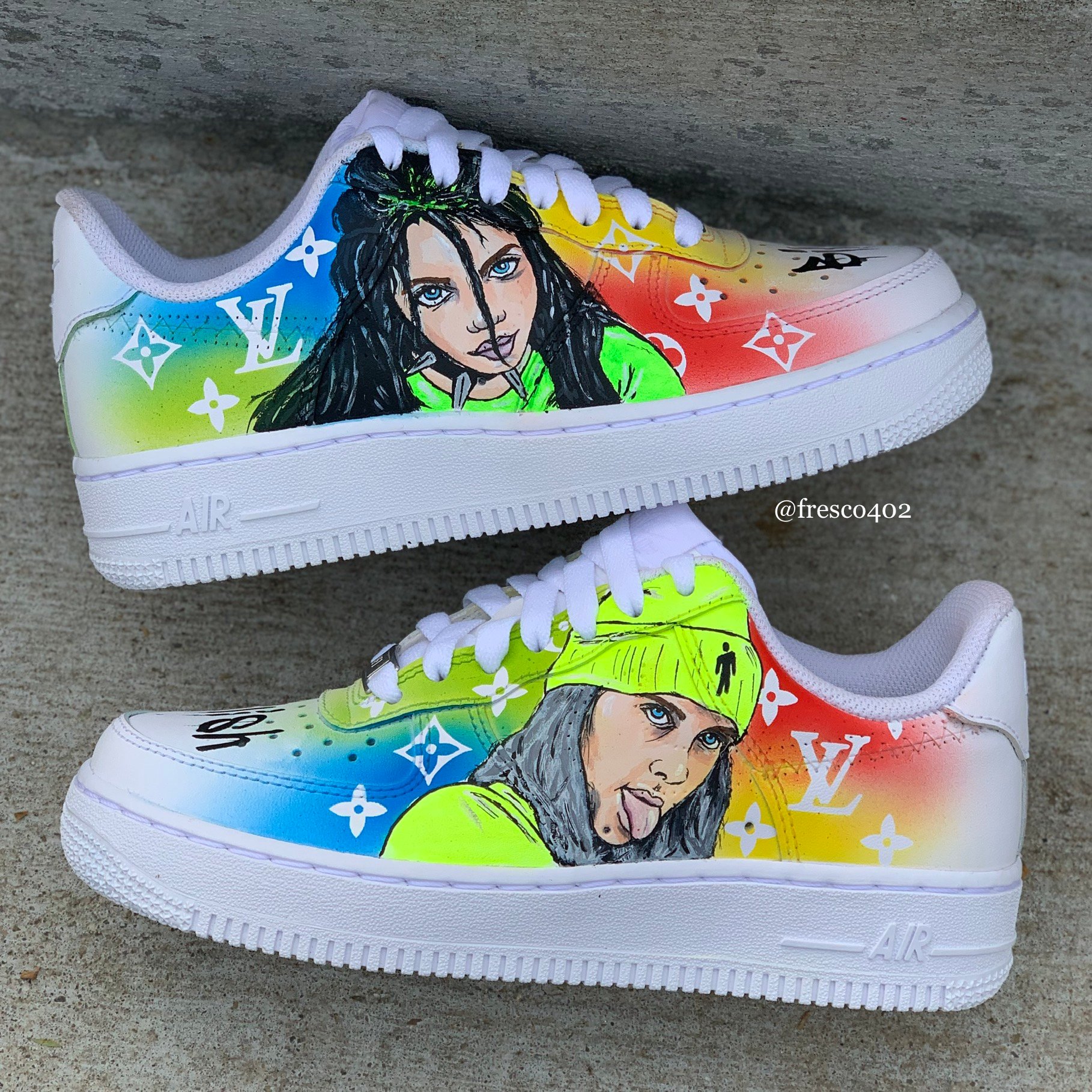 Custom billie eilish store shoes