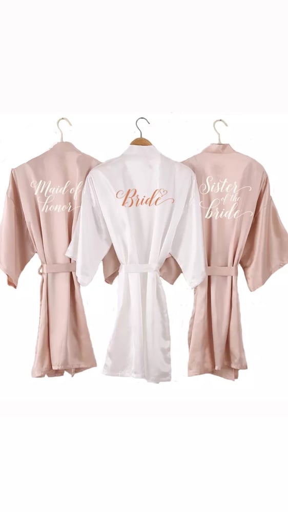 Image of Mumma’s Champagne ‘Wedding Robes’ 