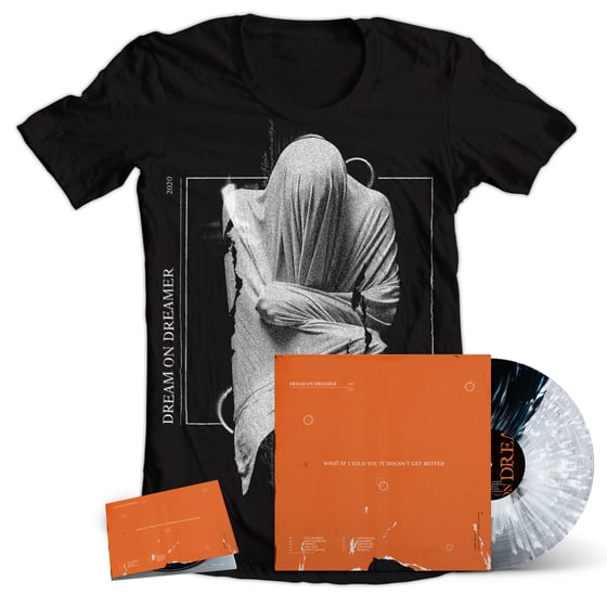 Image of Cloaked Tee + CD + 12" LP