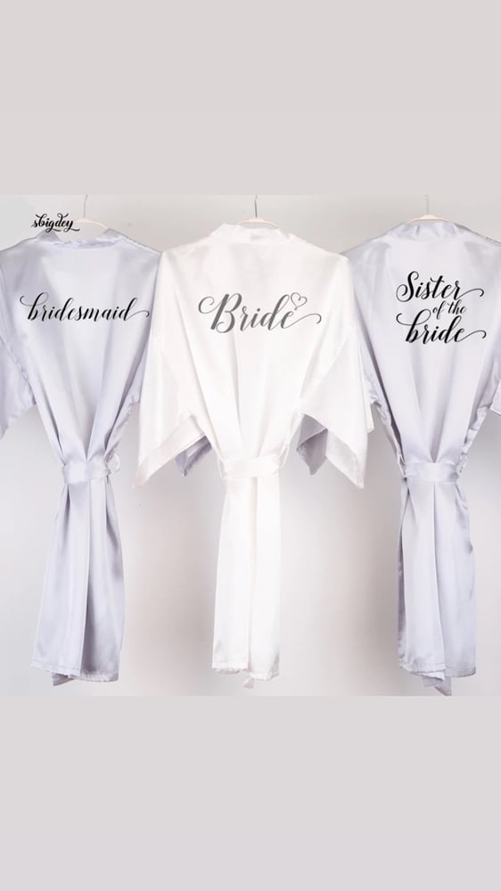 Image of Mumma’s Silver ‘Wedding Robes’