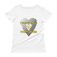 Image 3 of Women's House Music Worldwide Scoopneck Tee - available in black, white, & coral