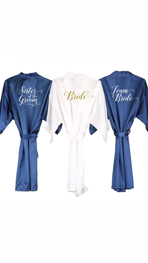 Image of Mumma’s Navy Blue ‘Wedding Robes’