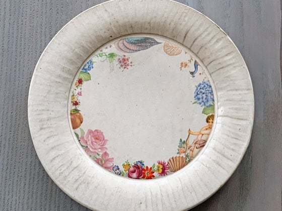 Image of Embellished Cupid Plate