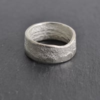 Bague en argent recyclé