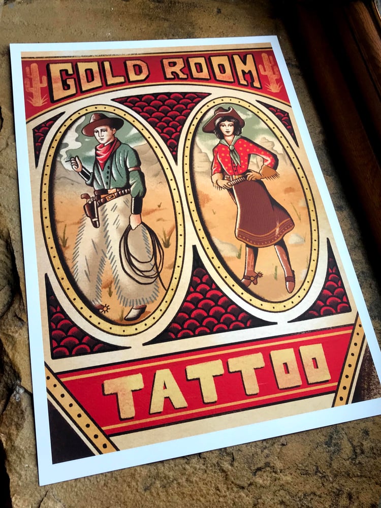 Image of Gold Room Saloon Print