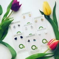 Image 1 of Náušnice Srdíčka menší 