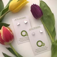 Image 2 of Náušnice Srdíčka menší 