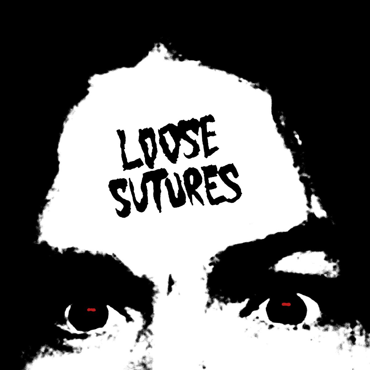Image of LOOSE SUTURES - S/T Red/Black Marbled Vinyl