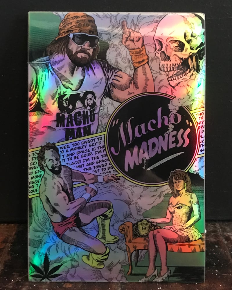 Image of Hologram Macho Reefer Madness Stickers & Print