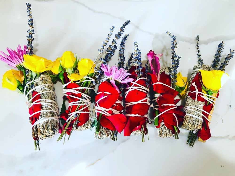 Image of Floral Smudge Stick
