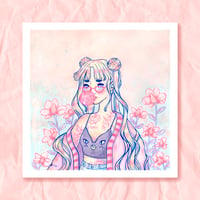 Luna Top Sailor Moon Giclée Print