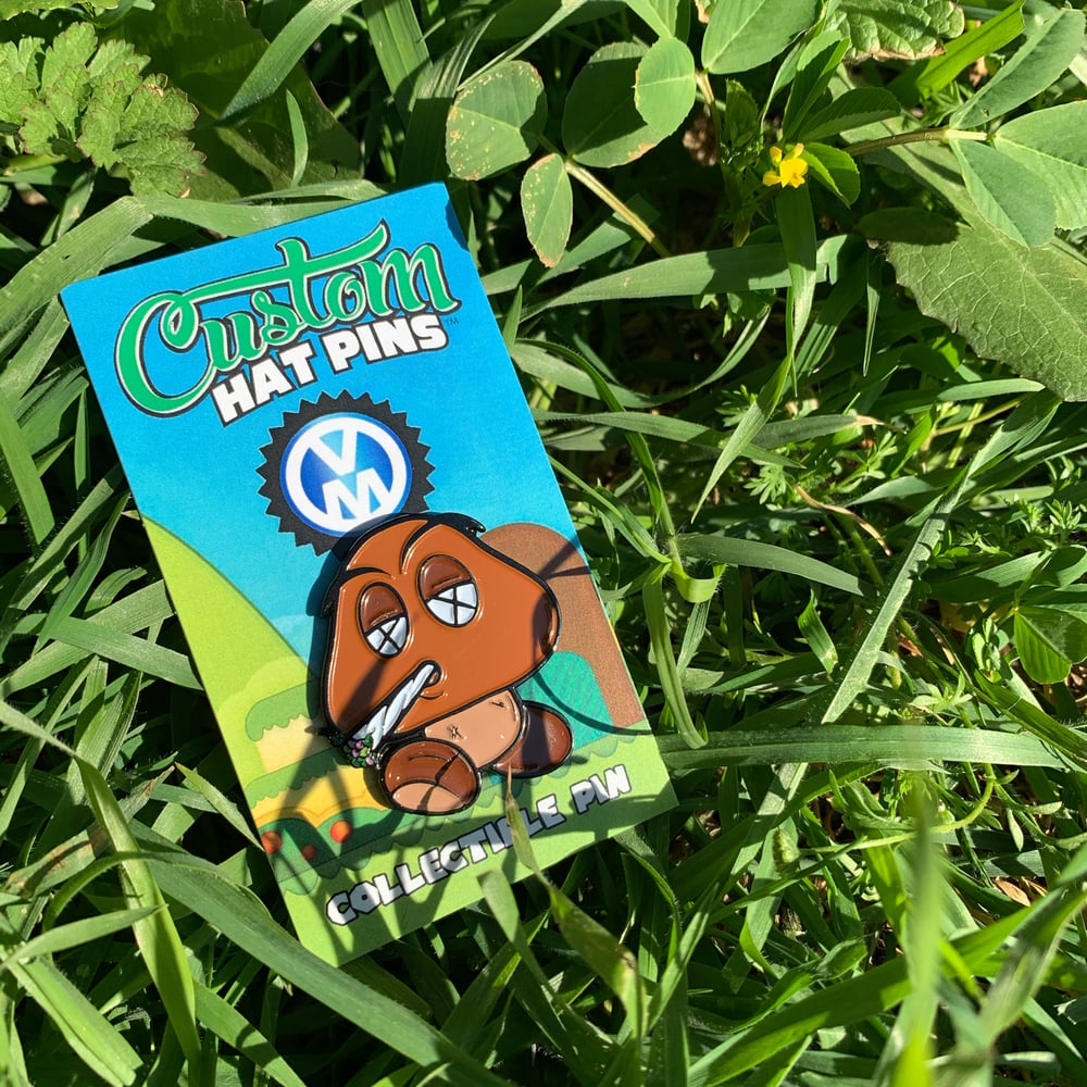 Image of Gumba puffing a joint pin