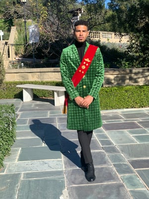 Image of The Prince Coat - Emerald Green 