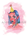 Devil Clown 11" x 14" Print