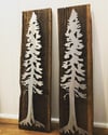 Pine Tree on Barn board