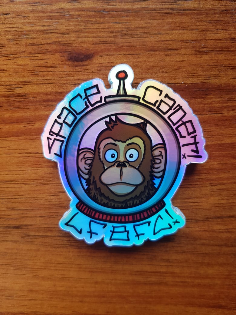 Image of Space Cadet Holographic Sticker