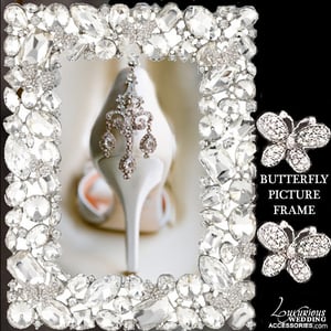 Image of Bliss Butterfly Swarovski Crystal Picture Frame