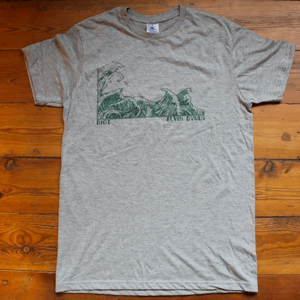 Image of ELVIN BYRDS — T-Shirt (Grey/Green)