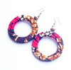 Ankara Hoop earrings