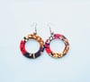 Ankara Hoop earrings