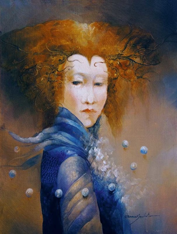 Image of ANNE BACHELIER - 'BRUMES' - ORIGINAL OIL PAINTING