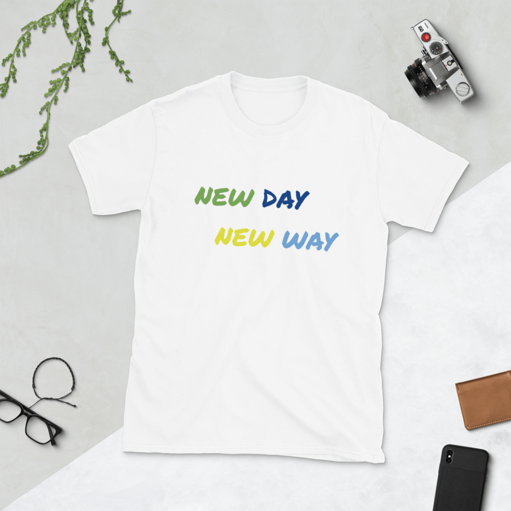 New Day New Way Logo Color Slide Tee