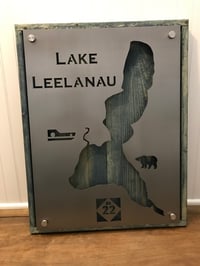 Image 2 of Lake Sign - Plate Style