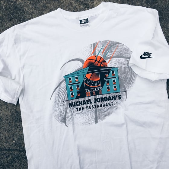 Image of Original 90’s Nike MJ’s Restaurant Tee.