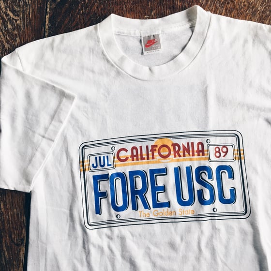 Image of Original Late 80’s Nike USC Camp Tee.