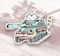 Cat Tank Sticker