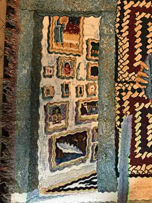 Image of 'Ritual' woven blanket PREORDER