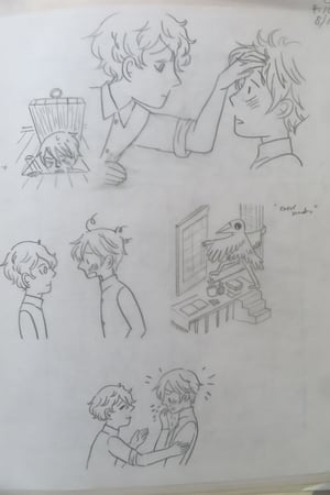 Image of OSCP original sketches - OSCP 6 Chapter 13 - 58 pages (15 finals)