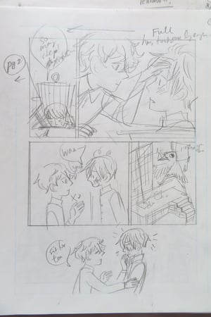 Image of OSCP original sketches - OSCP 6 Chapter 13 - 58 pages (15 finals)