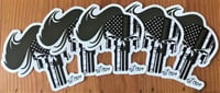 Image 3 of GREEN LINE LADY WARRIOR DECAL (40% OFF)