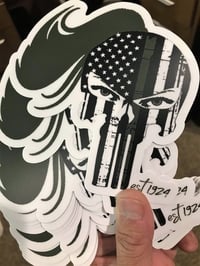 Image 4 of GREEN LINE LADY WARRIOR DECAL (40% OFF)