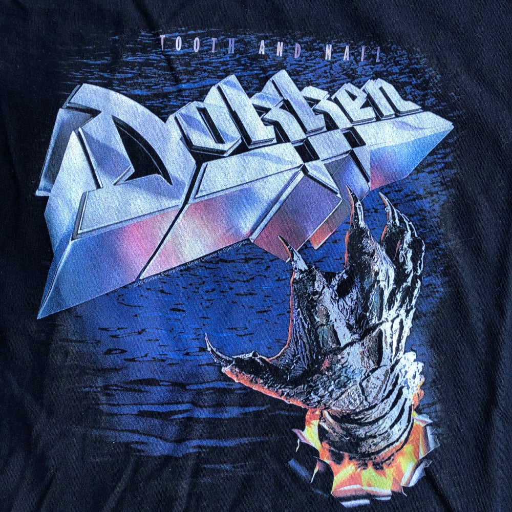 Image of DOKKEN “Tooth and Nail” Tee